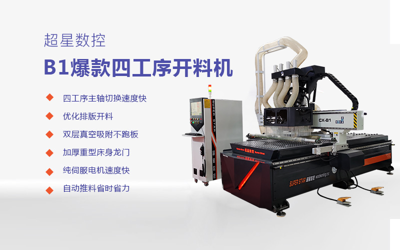 龍門式門墻柜曲面一體加工中心開料機(jī)CX-B18